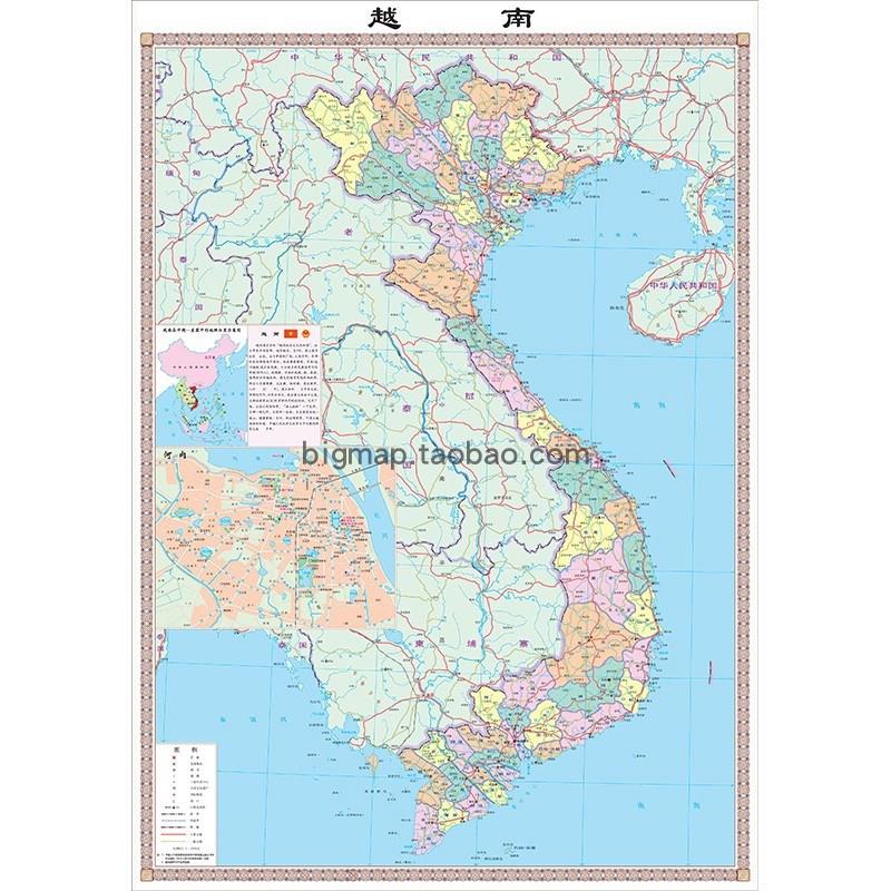 越南地圖中文版 外貿(mào)與旅游行業(yè)利器，限時(shí)五折電腦噴繪優(yōu)質(zhì)選擇